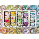Puzzle Colorful Tea Cups 1000pc