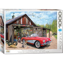 Puzzle Out Of Storage Corvette 1000pc