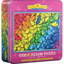 Puzzle Butterfly Rainbow 1000pc *Tin*