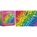 Puzzle Butterfly Rainbow 1000pc *Tin*