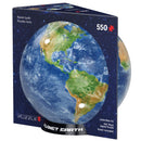 Puzzle Planet Earth 550pc Globe Tin