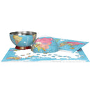 Puzzle Map Of World 550pc Globe Tin