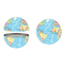 Puzzle Map Of World 550pc Globe Tin