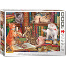 Puzzle Library Kittens 1000pc