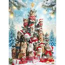 Puzzle Christmas Tree Cats 1000pcs