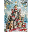Puzzle Christmas Tree Cats 1000pcs
