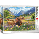 Puzzle Highland Cows 1000pcs