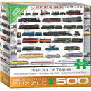 Puzzle History Of Trains 500PxXL