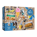 Puzzle Piecing Together Seaside 12Pc