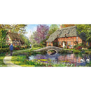 Puzzle Cottage By The Brook 636Pc