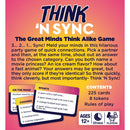 Think 'N Sync Card Game Board Game