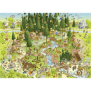 Puzzle Funky Zoo Black Forest 1000Pc