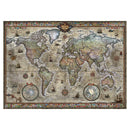 Puzzle Map Art Retro World 1000Pc