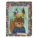 Puzzle Floral Friends Squirrel 1000P