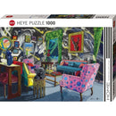 Puzzle Home Room With Deer 1000Pc
