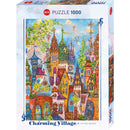 Puzzle Charming Village Red Arches