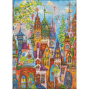 Puzzle Charming Village Red Arches