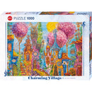 Puzzle Charming Village Pink Trees