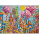 Puzzle Charming Village Pink Trees