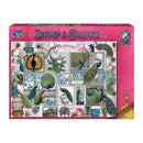 Puzzle Stamp & Collage Peacocks 1000