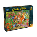 Puzzle Garden Visitors Foxes 1000Pc