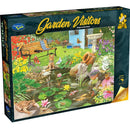 Puzzle Garden Visitors Frogs 1000Pc