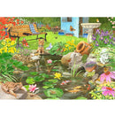 Puzzle Garden Visitors Frogs 1000Pc