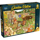 Puzzle Garden Visitors Rabbits 1000Pc