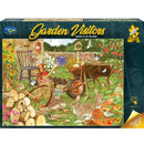 Puzzle Garden Visitors Rabbits 1000Pc