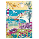 Puzzle While Sun Shines Boats Shore