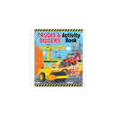 Trucks & Diggers Book & Puzzle