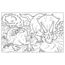 1000 Stickers & Colour Dinosau Book