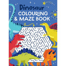 Dinosaur Colouring & Mazes Book