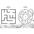 Dinosaur Colouring & Mazes Book