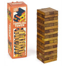 Toppling Tower Wood Game W/S Board Game