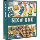Wooden Games Workshop 6-In-1 Board Game