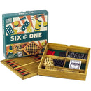 Wooden Games Workshop 6-In-1 Board Game