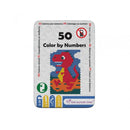 50 Colour By Numbers Tin Board Game