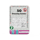 50 Drawing Comics Tin Board Game