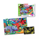 Dinos Floor Puzzle Glow 100Pc