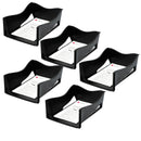 Marbig Enviro Document Tray Jumbo A4 Black Pack 5 Bulk
