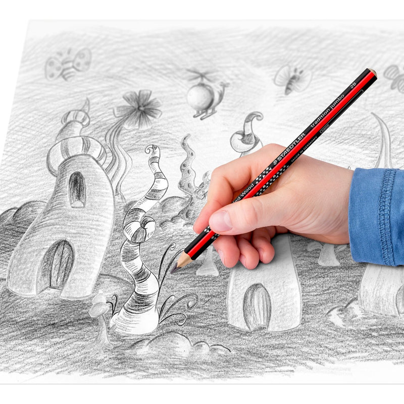 Staedtler Jumbo Triangular Graphite Pencils 2B Tub 50