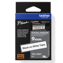 Brother TZE-S221 Strong Adhesive Tape 9mm Black On White