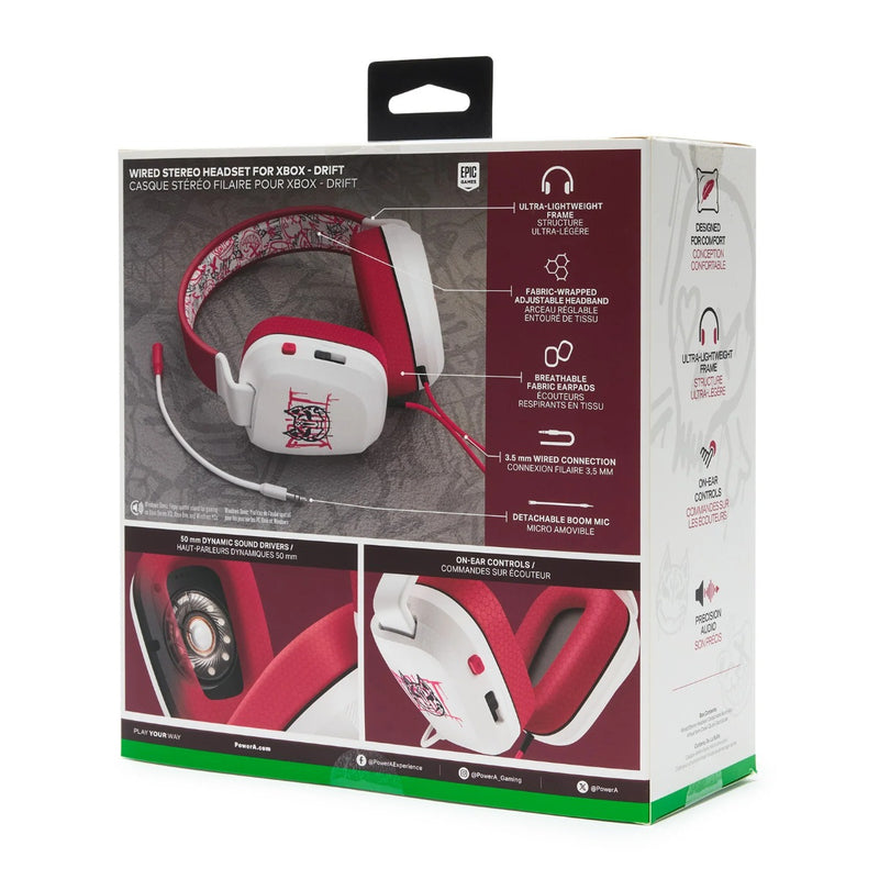 PowerA Wired Stereo Headset for Xbox Series X|S Fortnite Drift
