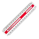 Staedtler 561 Mars Oval Scale Ruler 150mm