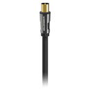 Monster RG6 PAL TV Aerial Cable 1.5m Gold Plated