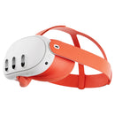 Meta Quest 3 Facial Interface and Head Strap For VR Headset Blood Orange