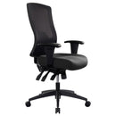 Buro Tidal Mesh High Back Chair With Arms Black