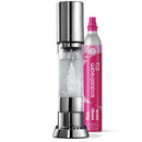 Sodastream ENSO Starter Pack Soft Fizzy Drink Sparkling Maker Soda Stream Stainless Steel
