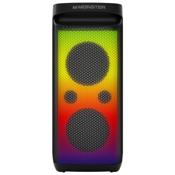 Monster F10 Portable Party Speaker Bluetooth with Microphone Black